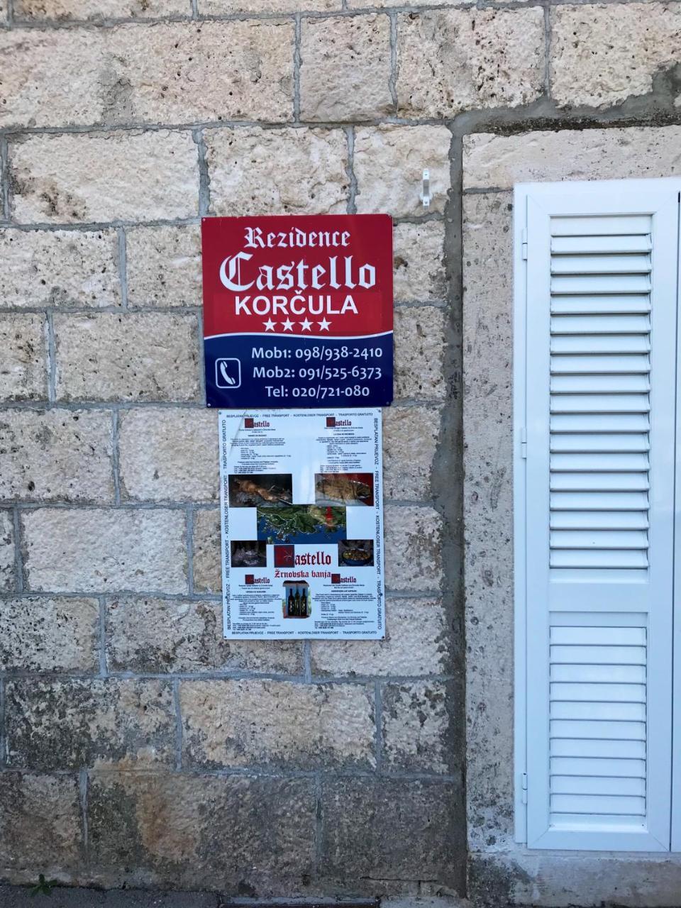 Castello Rezidence Korcula 빌라 외부 사진